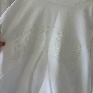 'THE BAR' White Sweatshirt